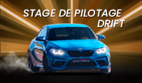 Stages de drift sur piste arrose